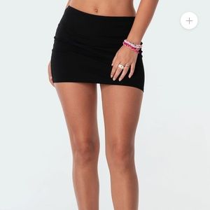 Edikted low rise mini skirt